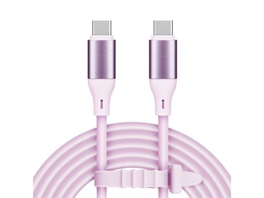 Kabel KRUGER & MATZ KM1269-1P USB-C/USB-C 1m Pink