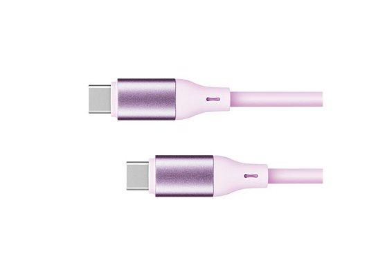 Kabel KRUGER & MATZ KM1269-1P USB-C/USB-C 1m Pink