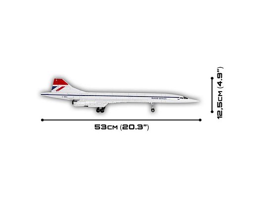 Stavebnice COBI 1917 Concorde z Brooklands Museum, 1:95, 455 k