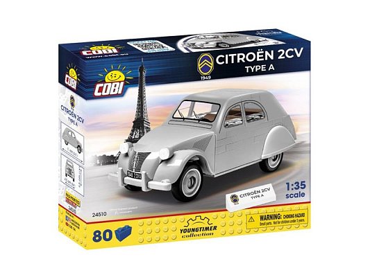 Stavebnice COBI 24510 Citroen 2CV typ A (1949), 1:35, 80 k