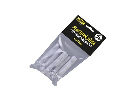 Sítka pro kotvení do dutých materiálů DEBBEX 5ks 12x50mm M6–M8