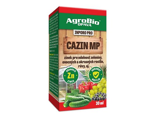 Zinek pro odolnost zeleniny a rostlin AGROBIO Inporo Pro Cazin MP 30ml