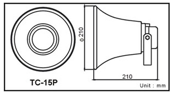 Reproduktor SHOW TC-15P