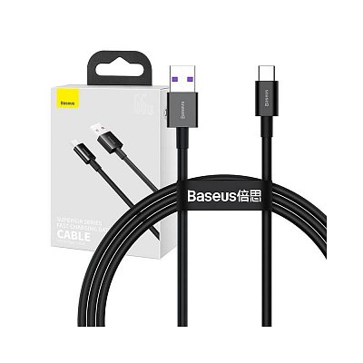 USB A  (M) - USB C  (M), Fast Charging, 1m