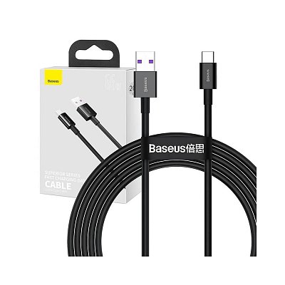 USB na USB-C řady Superior, 66W, 2m (černý)