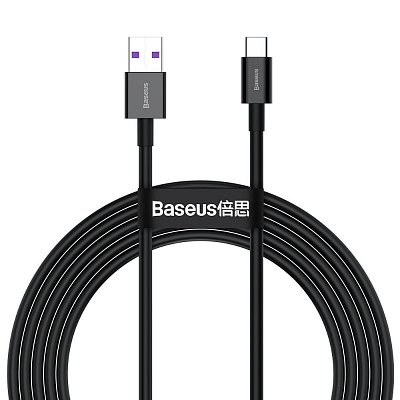 USB na USB-C řady Superior, 66W, 2m (černý)