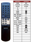 Sony RM-D320 náhradní dálkový ovladač CDP-415