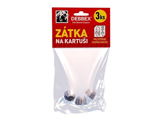 Zátka na kartuši DEBBEX 3ks