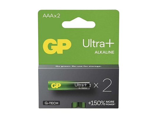 Baterie AAA (R03) alkalická GP Ultra Plus 2ks