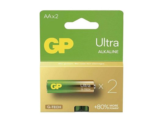 Baterie AA (R6) alkalická GP Ultra 2ks