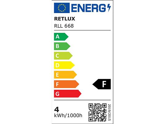 Žárovka LED G9 3,5W bílá teplá RETLUX RLL 668