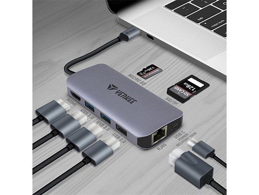 USB-C hub YENKEE YTC 081