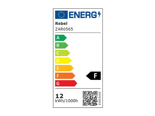 Žárovka LED E27 12W A60 REBEL bílá studená ZAR0565