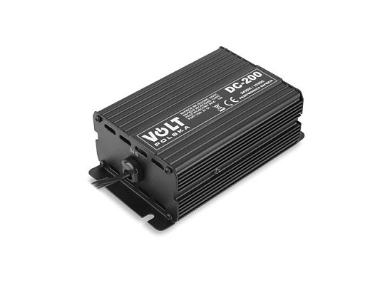 Měnič napětí VOLT DC 200 24/12V 15A USB 200W