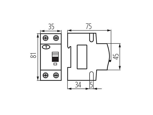 Jistič KANLUX KRO6-2/B10/30 23213