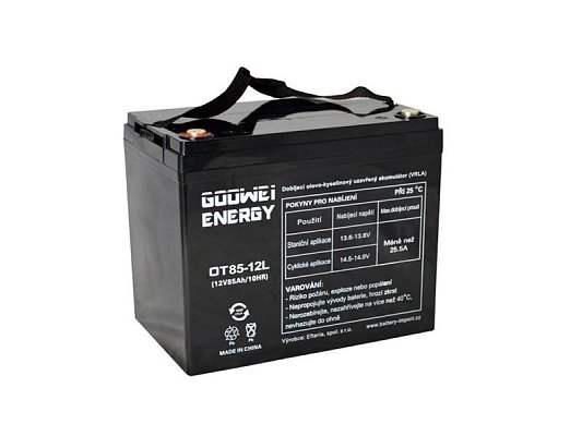 Trakční olověný akumulátor 12V 85Ah GOOWEI ENERGY OTL85-12 DEEP CYCLE