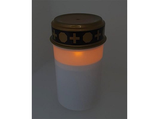 Svíčka LED hřbitovní HOME DECOR HD-123F