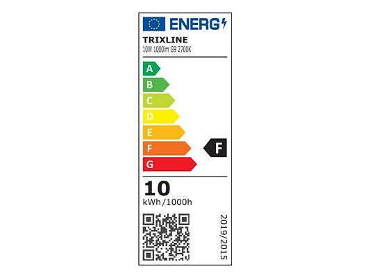 Žárovka LED G9 10W bílá teplá TRIXLINE P1515