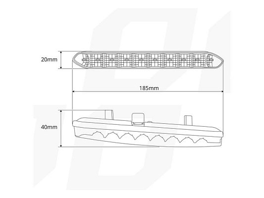 Světla pro denní svícení AMIO DRL 810 ver.2