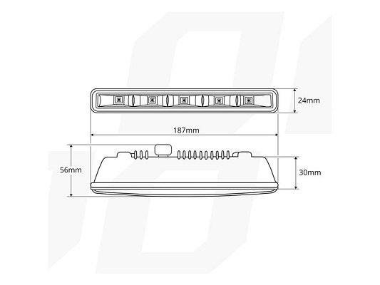 Světla pro denní svícení AMIO DRL 501HP