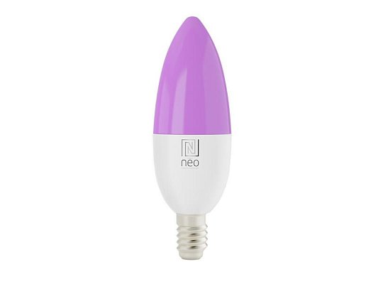 Smart LED žárovka E14 6W RGBW IMMAX NEO 07716L WiFi Tuya