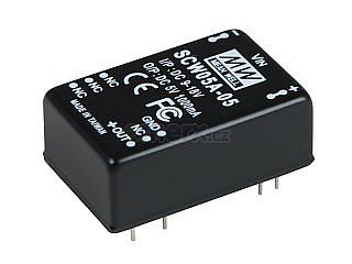 DC/DC měnič MEAN WELL SCW05A-05 (SCW05A-05)