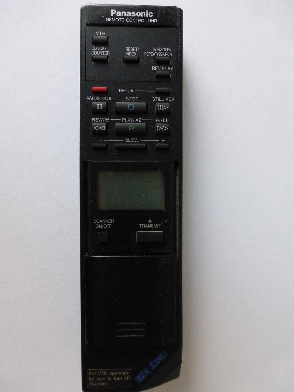 Panasonic VCR VEQ0910, VEQ0935, VEQ1100 replacement remote control of  another appearance for 13.4 € VIDEO PANASONIC