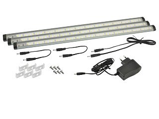 Sada LED svítidel 3x5W 12V 3x50cm bílá