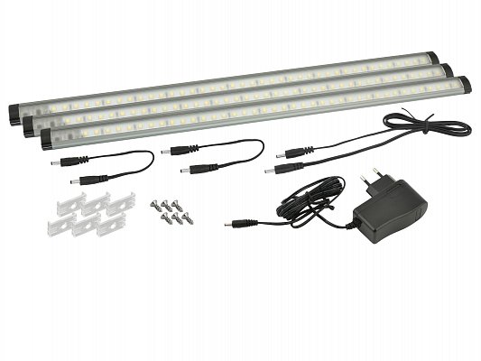 Sada LED svítidel 3x50cm, 3x5W,4000K, 230VAC s dotykovým ovládáním VLS-004 VIGAN Mammoth (VLS-004)