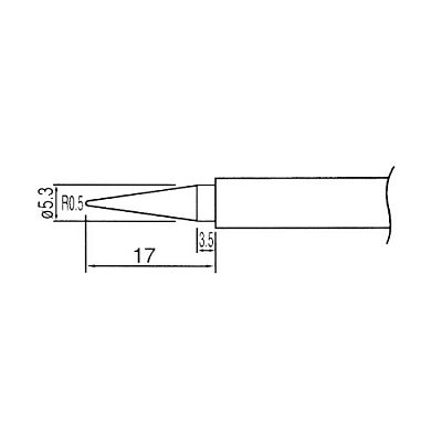 Hrot N1-16 pr.1.0mm (ZD-929C,ZD-931)