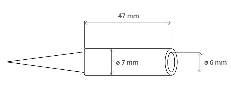 Hrot N1-16 pr.1.0mm (ZD-929C,ZD-931)