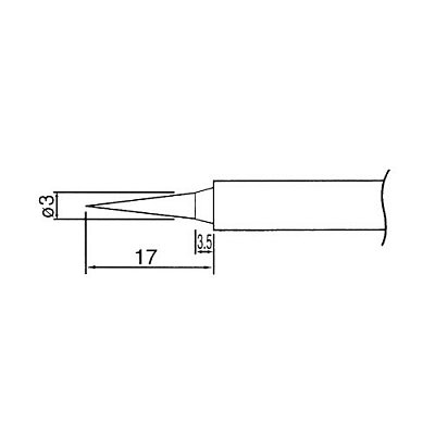 Hrot N1-26 pr.0.4mm (ZD-929C,ZD-931)