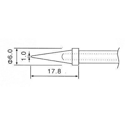 Hrot N4-1/ZD415 pr.1.0mm (ZD-912,ZD-916,ZD-917)