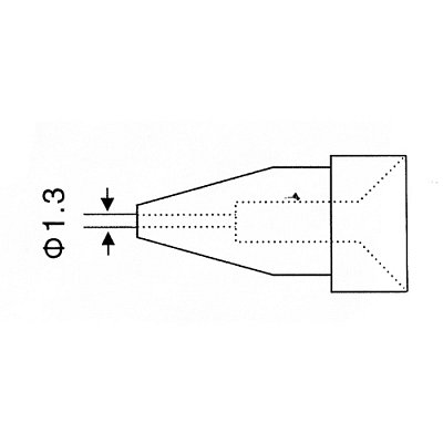 Hrot N5-3/ZD552,ZD-553T pr.1.3mm (ZD-917,ZD-8917B)