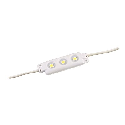 LED modul vodotěsný 3x LED, neutrální bílá, 68x19mm, IP65 (SEM-S24PW)