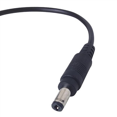 Napájecí kabel pro LED pásek s konektory, 2p + DC 5,5 x2,1mm vidlice, 15 cm