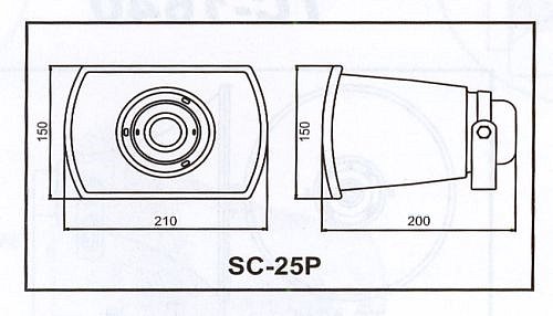 Reproduktor SC-25P